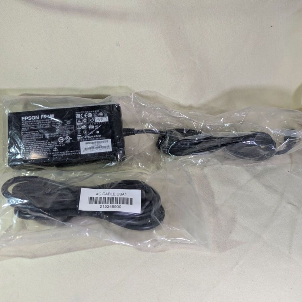 Epson PS-180 Printer Power Supply Adapter 24V 2.1A 50.4W Black
